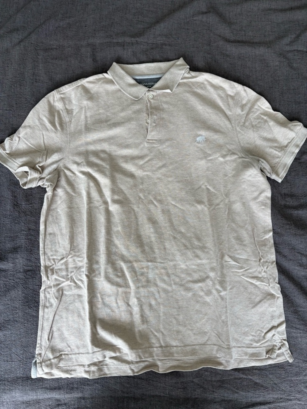 Banana Republic Men's Polo in Light Taupe